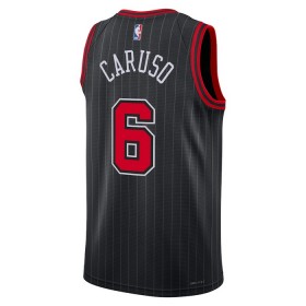 NBA Chicago Bulls Trikot Alex Caruso 6 Jordan 2022-23 Statement Edition Schwarz Swingman - Herren